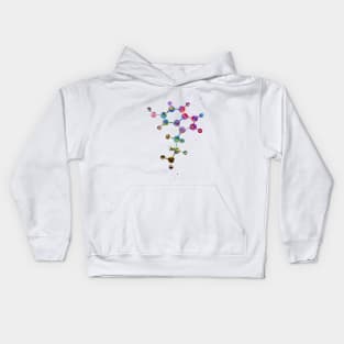 Serotonin Molecule Kids Hoodie